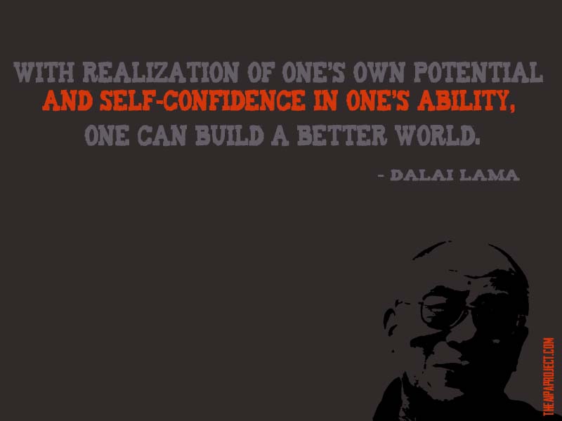 Self Confidence Dalai Lama