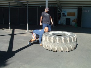 tire flip technique